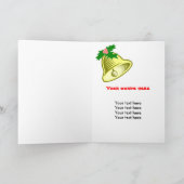 サンタカーニバル切り出しカード シーズンカード (内部)