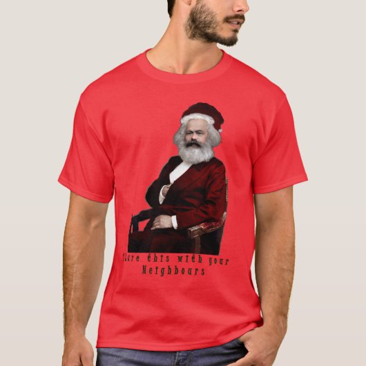 サンタカール・マルクス・マス Tシャツ (正面)