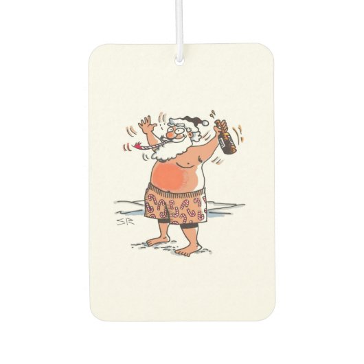 サンタカー飲の空気清浄機 カーエアーフレッシュナー (正面)