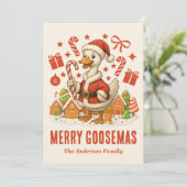 サンタガチョウのクリスマス シーズンカード (スタンド正面)