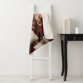 サンタキスをするクロース夫妻 シェルパブランケット (インサイチュ)