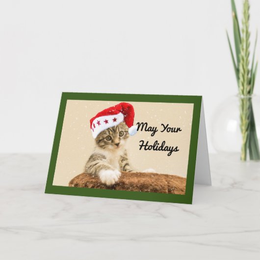 サンタキッテンホリデーカード シーズンカード (正面)