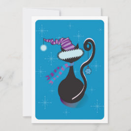 サンタキティーブルーインビテ 招待状