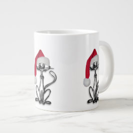 サンタキティ猫 ジャンボコーヒーマグカップ