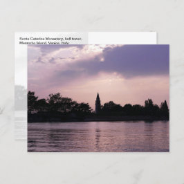 サンタキャタリーナ修道院ベルタワー、マゾーボ島。 ポストカード