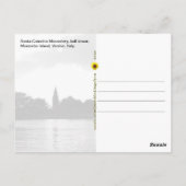 サンタキャタリーナ修道院ベルタワー、マゾーボ島。 ポストカード (裏面)