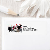 サンタキャッツ差出人住所ラベル ラベル (インサイチュ)