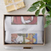 サンタキャットクリスマスティッシュペーパー 薄葉紙 (ギフト)