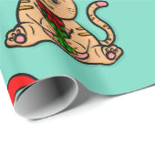 サンタキャットクリスマスラッピング紙 ラッピングペーパー (ロールコーナー)