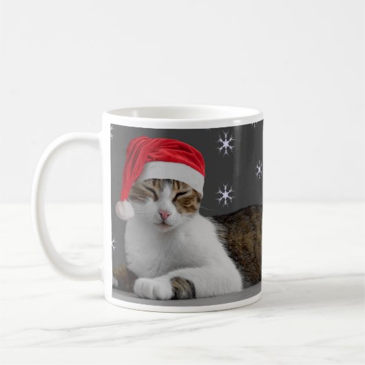 サンタキャットマグ コーヒーマグカップ (左)