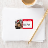 サンタキャットメリークリスマス住所 シール (インサイチュ)