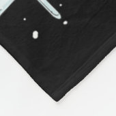 サンタキャットライディングアクソロトルクリスマスオーナーキッズファミー フリースブランケット (角)