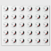 サンタキャットラッピング紙 ラッピングペーパー (フラット)