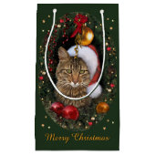 サンタキャット抱き枕 スモールペーパーバッグ (正面)