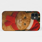 サンタキャットiPhone 11ケース Case-Mate iPhoneケース (裏面(横))