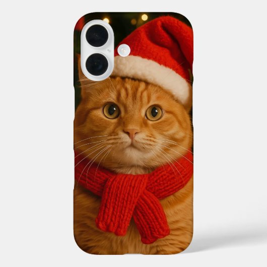 サンタキャットiPhone 16ケース Case-Mate iPhoneケース (裏面)