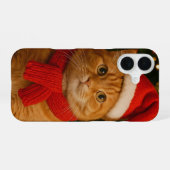 サンタキャットiPhone 16ケース iPhone 16ケース (裏面横)