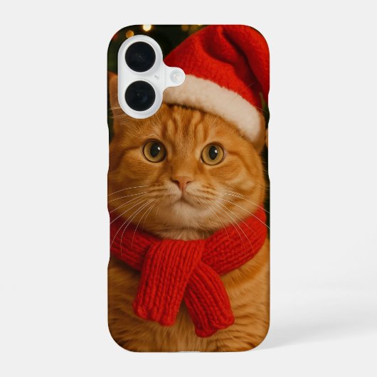 サンタキャットiPhone 16ケース iPhone 16ケース (裏面)