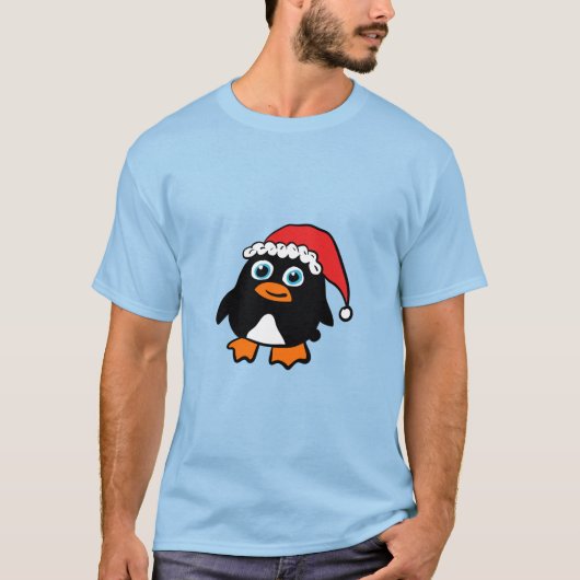 サンタキャップペンギン Tシャツ (正面)