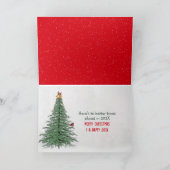 サンタキャップ付きクリスマスディアー シーズンカード (内部)