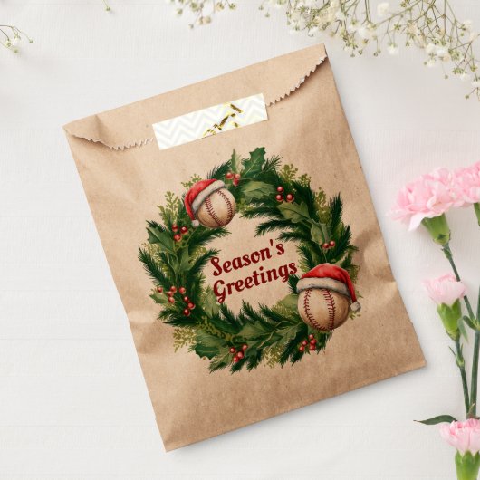 サンタキャップ野球のカスタマイズ可能 フェイバーバッグ (封をした状態)