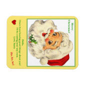 サンタキープサケからの手紙 マグネット (横)