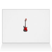 サンタギタースカラフルおもしろいフェスティバルパターン (内部横(上))