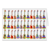 サンタギタースカラフルおもしろいフェスティバルパターン (正面横)