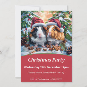 サンタギニアピッグスのクリスマスパーティー 招待状