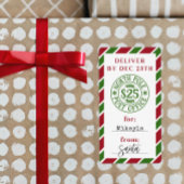 サンタギフトステッカーからのクリスマス北極 ラベル