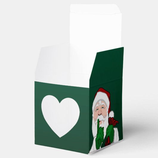 サンタギフトボックス クリスマスギフトボックスをパーソナライズ フェイバーボックス (オープン)