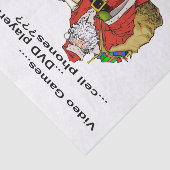 サンタギフトリストティッシュペーパー 薄葉紙 (詳細)