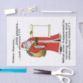 サンタギフトリストティッシュペーパー 薄葉紙 (クラフト)