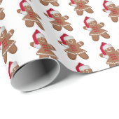 サンタギンガーブレッドクッキーガール ラッピングペーパー (ロールコーナー)