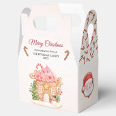 サンタギンガーブレッドハウスクリスマスパーティー フェイバーボックス (オープン)