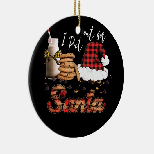 サンタクいけなリスマスミルクのクッキーを買いに行った セラミックオーナメント (右)