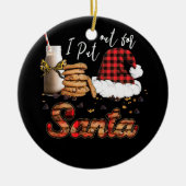サンタクいけなリスマスミルクのクッキーを買いに行った セラミックオーナメント (正面)