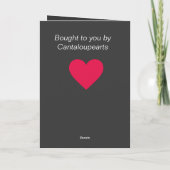 サンタクおもしろいラエ カード (裏面)