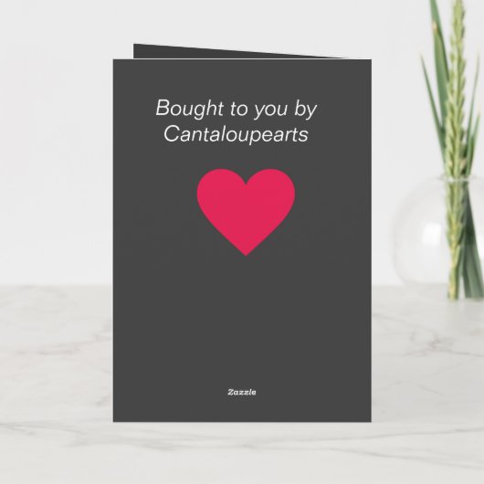 サンタクおもしろいラエ カード (裏面)