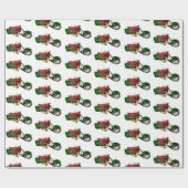 サンタクおもしろいラストライク ラッピングペーパー (フラット)