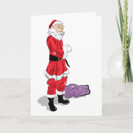 サンタクおもしろいリスマスカード シーズンカード