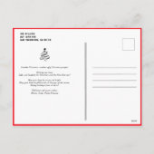 サンタクおもしろいリスマスカード シーズンポストカード (裏面)