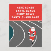 サンタクおもしろいリスマスカード ポストカード (正面)