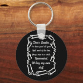 サンタクおもしろいリスマスクリスマスへの手紙 キーホルダー (正面)