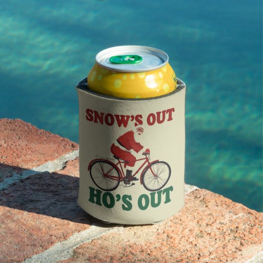 サンタクおもしろいリスマスサンタズアウトホーズ 缶クーラー (インサイチュ プール)