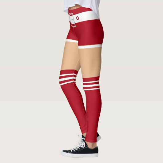 サンタクおもしろいリスマスレギンス レギンス (左)