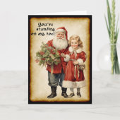 サンタクおもしろいリスマス カード (正面)