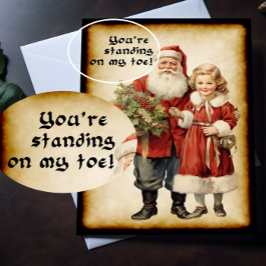 サンタクおもしろいリスマス カード