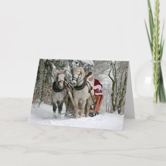 サンタクおもしろいリスマス カード (正面)