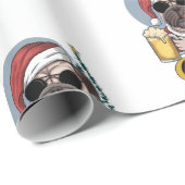 サンタクおもしろいリスマス ラッピングペーパー (ロールコーナー)